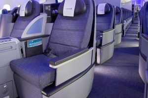 Comfortable seats for lomg haul flights