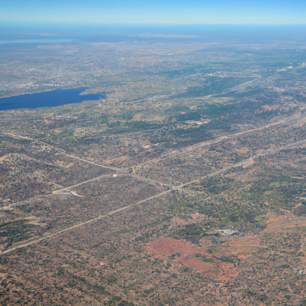 An aerial view of a budget-friendly US destination.